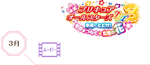 プリキュアオールスターズDX3未来にとどけ! 世界をつなぐ☆虹色の花